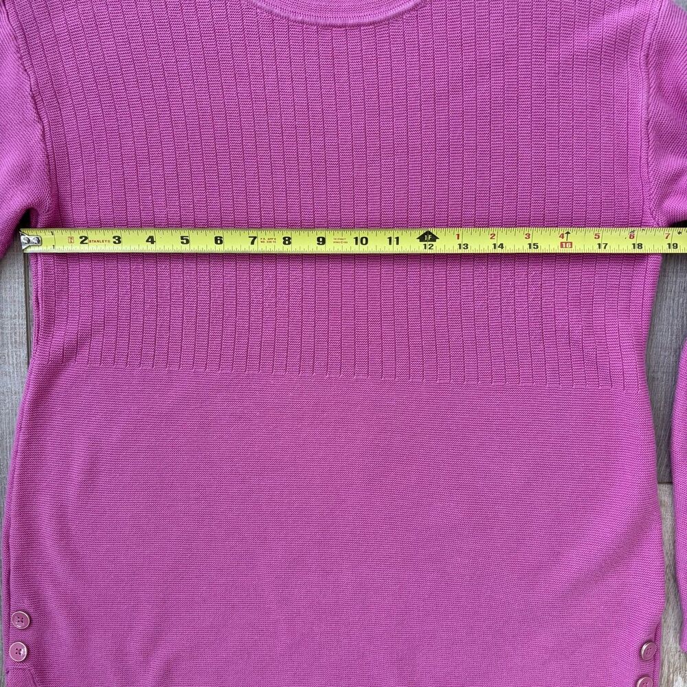 Talbots Womens Rose Pink Sweater Size M Office Classic Preppy Feminine Soft Cozy - Picture 12 of 12